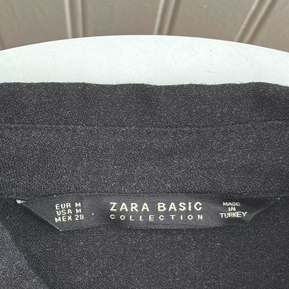 Zara Puffy Sleeve Shirt with Pearls - Picture 10 of 11